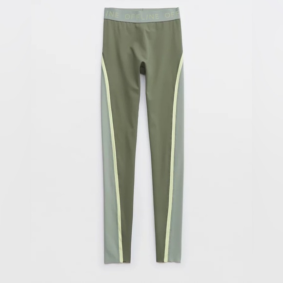 OFFLINE By Aerie Goals Logo Waistband Legging Small - Picture 3 of 8